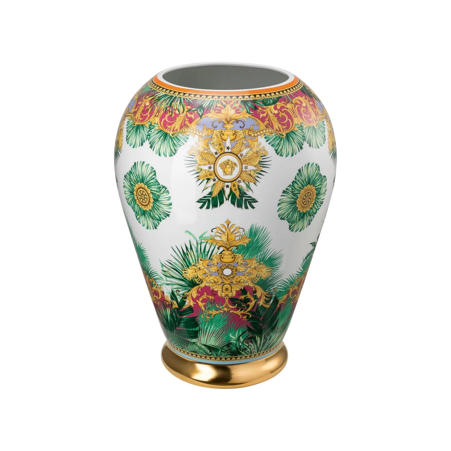 Deckelvase 76 cm