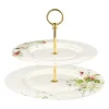 Etagere 2-tlg. mit Fahnentellern