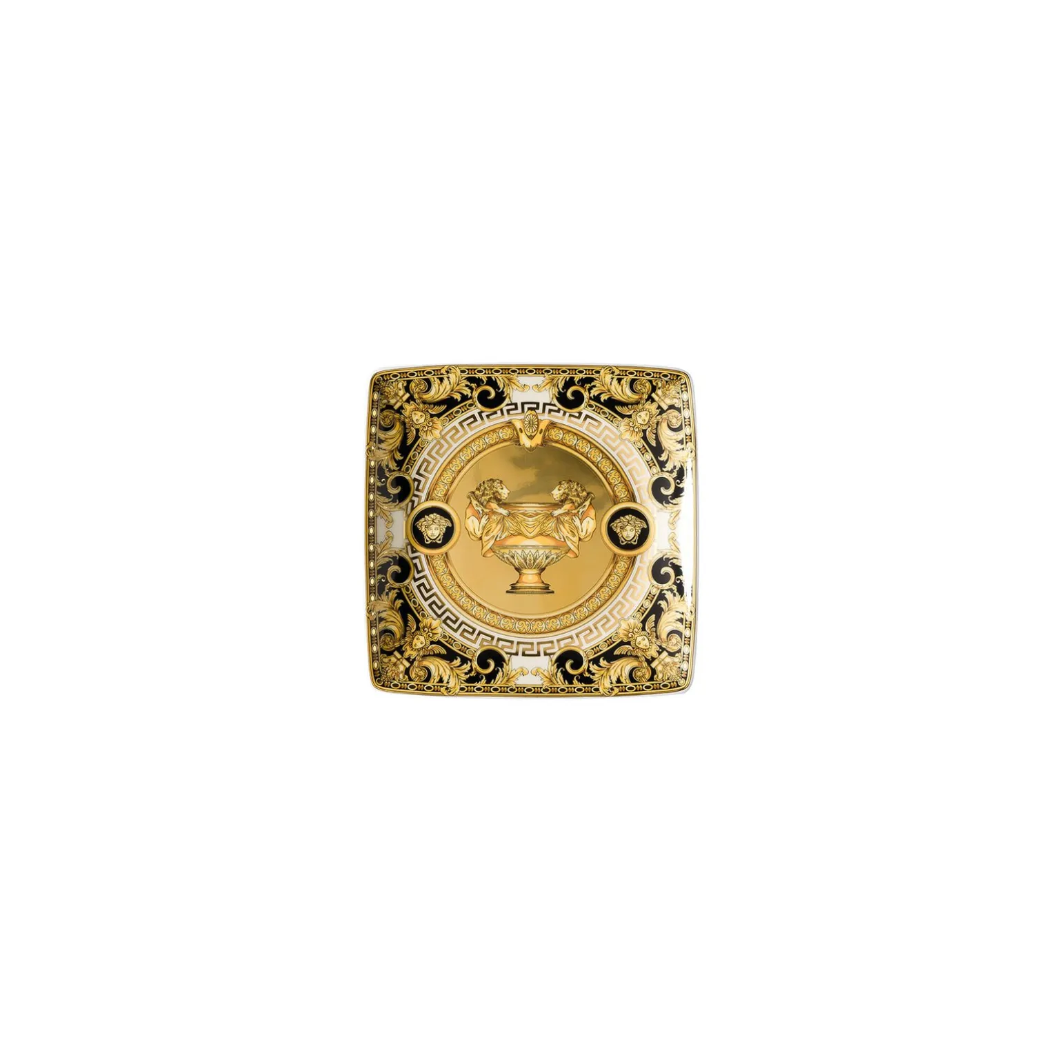 Schälchen 12 cm quadr. flach