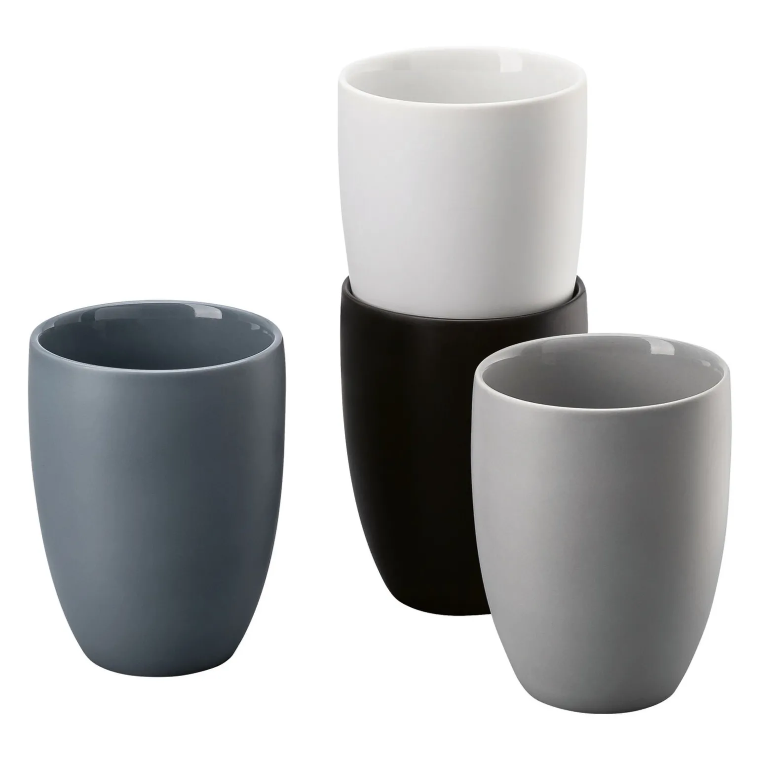 Set 4 Becher doppelwandig