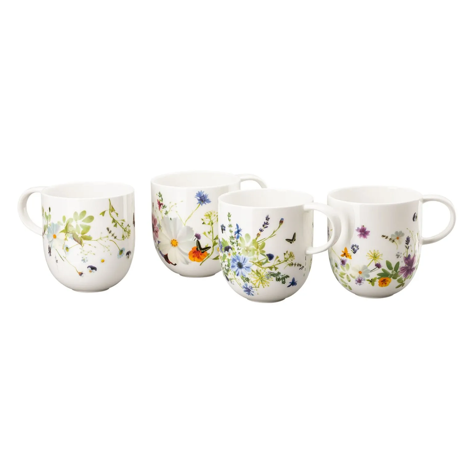 Set 4 Becher mit Henkel