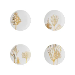 Set 4 Teller flach 10 cm