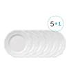 5+1-Set, 6 x Frühstücksteller 21 cm