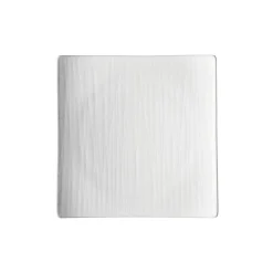 Teller 22 cm quadr. flach